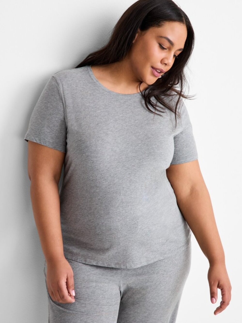 #1827 State of Day Women's Cotton Blend Short-Sleeve Sleep Tee - Picture 3 of 6